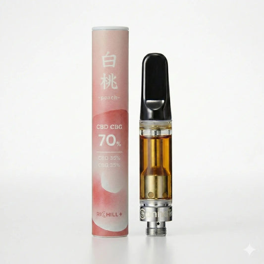 RICHILL+ 高濃度70% 510カートリッジ 白桃｜白桃の510カートリッジ